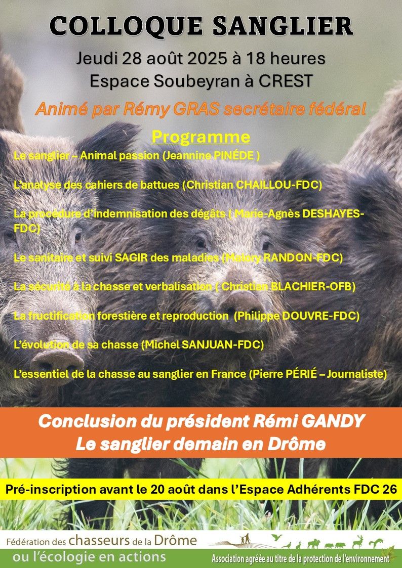 colloque sanglier